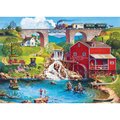 The Mountain Valley® Spring Water Master Pieces 32007 Americana by Bob Pettes Labor Day 1909 Ez Grip Puzzle - 500 Piece 32007